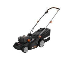 Worx WG737 Nitro 40V PowerShare Cordless Lawn Mower - 16-inch 2-in-1 Brushless Mower for Laval Homes