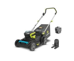 Yardworks 48V Brushless 17-inch Cordless Push Lawn Mower with Battery & Charger for Laval Homes
