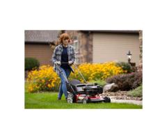 Troy-Bilt 163cc Gas Push Lawn Mower for Laval Yards – Durable 21-inch Commercial Grade