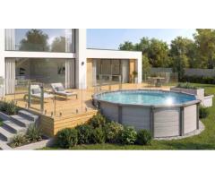 Trevi Phoenix Above-Ground Pool for Laval Homes - Durable Steel & Resin Design