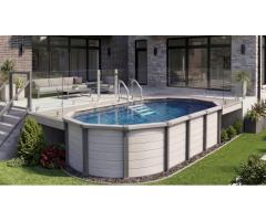 Trevi Phoenix Above-Ground Pool for Laval Homes - Durable Steel & Resin Design