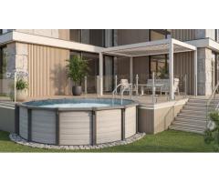 Trevi Phoenix Above-Ground Pool for Laval Homes - Durable Steel & Resin Design
