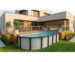 Trevi Vega Above-Ground Pool in Laval | Durable, Recyclable & Semi-Inground Options