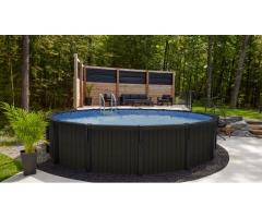 Trevi Omega Above-Ground Pool Laval | Durable Resin & Aluminum Backyard Oasis