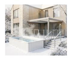 Trévi Urbani4 Four-Season Heated Pool: Year-Round Outdoor Luxury in Laval