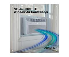 Noma Premium Grill 4-in-1 8000 BTU Window Air Conditioner with Remote Control for Laval Homes