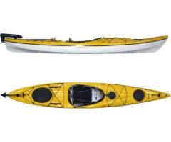 Boreal Designs Halo 130 Ultralight Thermo Recreational Kayak with Rudder - Perfect for Laval Water A