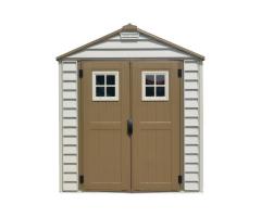 Duramax StoreMax Vinyl Garden Shed 7x7 ft - Durable Outdoor Storage for Laval Homes