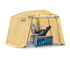 Weatherfast 10x10x8ft Waterproof Storage Shed with UV Protection | Easy Assembly Outdoor Shelter in 