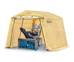 Weatherfast 10x10x8ft Waterproof Storage Shed with UV Protection | Easy Assembly Outdoor Shelter in 