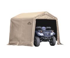 Durable ShelterLogic 8x8 All-Steel Frame Storage Shed – Ideal for Laval Outdoor Gear Protection