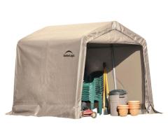 Durable ShelterLogic 8x8 All-Steel Frame Storage Shed – Ideal for Laval Outdoor Gear Protection