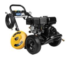 Powerful Wet Jet 2.5 GPM 3400 PSI Gas Pressure Washer for Laval Homes & Businesses