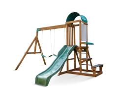 KidKraft Wilderness Wooden Swing Set for Kids – Outdoor Playset Adventure in Laval