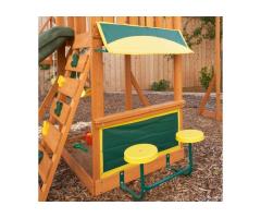 KidKraft Brightside Outdoor Cedar Wooden Swing Play Set for Kids 3-10 in Laval