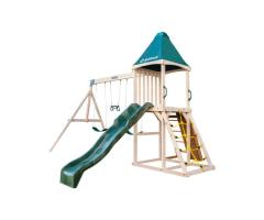 KidKraft Emerald Challenge Swing & Slide Set – Premium Playset for Laval Backyards