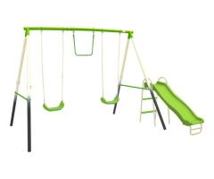 Sportspower 4-Station Metal Swing Set: Ultimate Backyard Fun for Kids in Laval