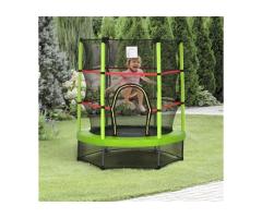 Outsunny 55-inch Indoor Kid Trampoline with Safety Net | Fun & Safe Play in Laval