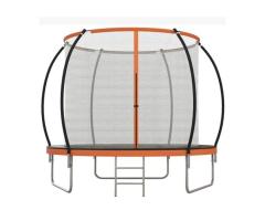 Soozier 8-ft Outdoor Trampoline with Safety Enclosure & Ladder - Fun & Fitness for Laval Fam