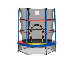 Outsunny 55-inch Indoor Kid Trampoline with Enclosure Net | Safe Fun for Children in Laval