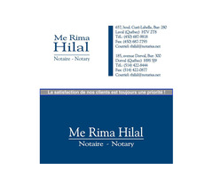 Rima Hilal Notary Laval: Trusted Professional Notary Services