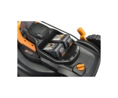 Worx 3-in-1 40V 17-inch Cordless Push Lawn Mower for Efficient Laval Lawn Care - Includes 2 Batterie
