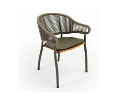 Irin 7-Piece Round Outdoor Dining Set | 60" Solid Teak & Aluminum Table with Mocha Rattan Rope S