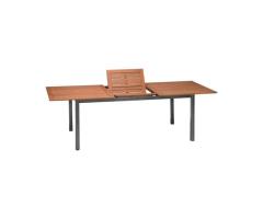 JYSK IBIS 9-Pc Extendable Wood Patio Set | 94.5" Table & 8 Stackable Chairs