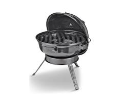 MASTER Chef Portable Charcoal Kettle BBQ Grill with Folding Legs – Your Compact Outdoor Cooking Solu