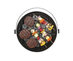 MASTER Chef Portable Charcoal Kettle BBQ Grill with Folding Legs – Your Compact Outdoor Cooking Solu