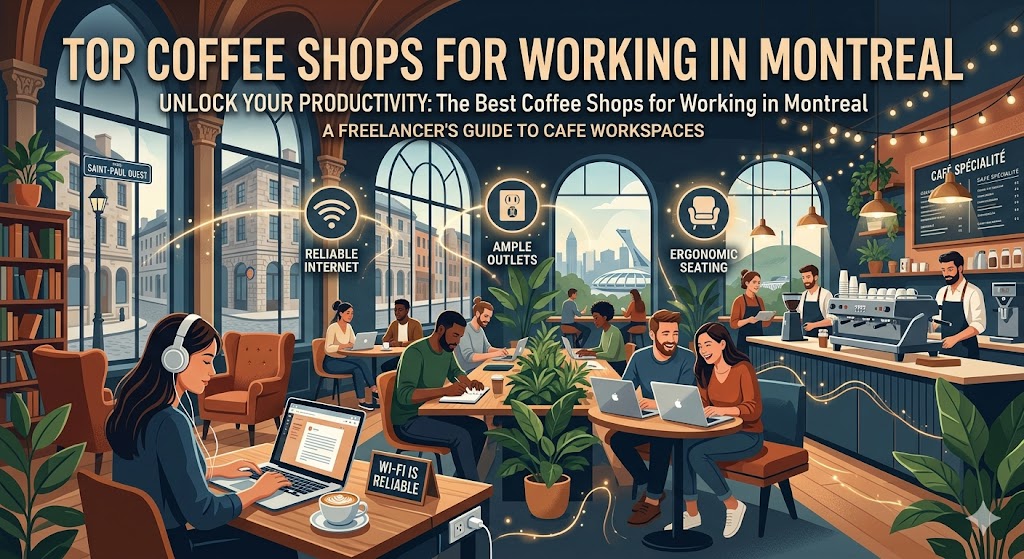 Unlock Your Productivity: The Best Coffee Shops for Working in Montreal